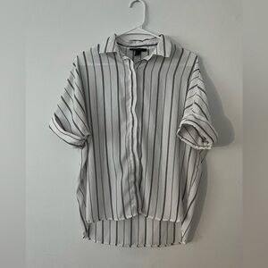 White pinstripe shirt